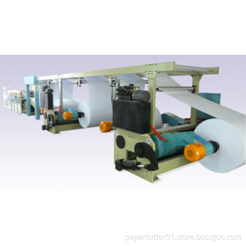 A4 cut size sheeter with wrapping machine